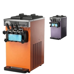 Machine à glace industrielle 25L/H à production continue pour boulangerie, pour la fabrication automatique de cornets de glace molle et de snacks au lait. - Product Image 3