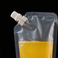 Emballage personnalisé de jus de pomme et de carotte 250ml 500ml 1L 3L 5L pour jus de mangue boisson bec pochette debout sacs souples faciles à verser