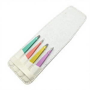 Pinzas para Cejas de Acero Inoxidable DANTRIC IMPLANTS, Punta Puntiaguda, Duraderas, Ecológicas, Diseño Moderno, Color Negro - Product Image 2