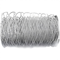 Grillage hexagonal galvanisé argenté pour volailles, 1,22 m x 45,72 m, maille de 5 cm, barrière animale pour jardinage