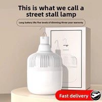 [Livraison Gratuite] Ampoule LED Rechargeable en Alliage d'Aluminium 4100K Blanc Neutre IP, Portable pour Camping, Maison et Marché Nocturne