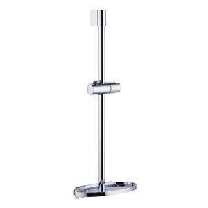 <span class=keywords><strong>Barre</strong></span> de <span class=keywords><strong>douche</strong></span> coulissante en acier inoxydable de haute qualité pour salle de bain avec support mural réglable et porte-savon - Product Image 2