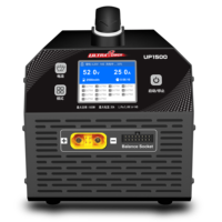 Chargeur rapide haute puissance Ultra Power UP1500 1500W en alliage d'aluminium, prise EU, FCP AC, batterie lithium 6-14S 30A, port unique