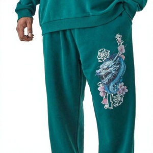 Survêtement à capuche pour homme en gros, 100 % coton, respirant, léger, coupe classique, logo personnalisé sur le devant, service OEM - Product Image 3