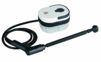 Nettoyeur Vapeur Multisurfaces 1,1L avec Réservoir d'Eau, Tuyau de 2m, Portée de Vapeur 34-47g, Déclencheur de Vapeur Verrouillable pour Nettoyage en Profondeur à Domicile - Offre Spéciale