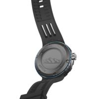 Montre mécanique haut de gamme en gros, boîtier en alliage de titane, verre saphir, étanche 30M, squelette pour homme
