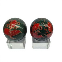 Boules de massage manuelles traditionnelles chinoises Shouxing en fer creux avec sonnerie pour soulager le stress