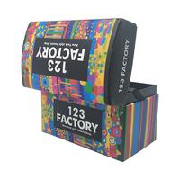 Coffrets cadeaux en carton rigide en forme de cercueil au design unique Logo personnalisé Revêtement UV Stratification mate Gaufrage Bonbons au chocolat