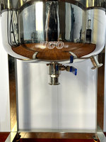 Réacteur thermique à huile en acier inoxydable 316L, cuve sous pression de 50L, cuve de mélange, moteur de réacteur pour produits chimiques à haute température