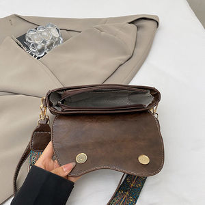 PU Waterproof Wide <b>Shoulder</b> Strap Women's <b>Shoulder</b> <b>Bag</b> Crossbody Handbag <b>Summer</b> Satchel Wallet - Product Image 3