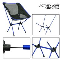 Chaise de pêche pliable et portable de haute qualité pour camping, randonnée, pique-nique, jardin et parc, légère et compacte, vente en gros