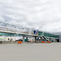 Estructura de Acero, Almacenes Multifuncionales, Edificios Industriales y Comerciales con Panel Sándwich, Certificación CE, Estructura de Acero Ligero