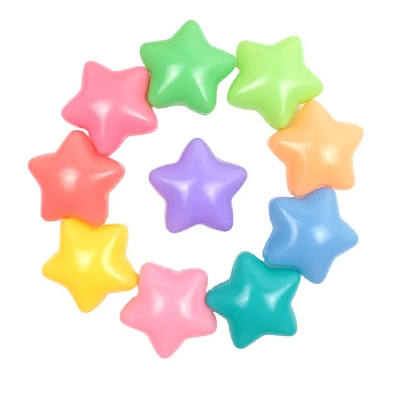 Five-pointed star ocean ball pool blue white gray pit balls pit 8cm Water Pool Ocean Ball Toys for sale