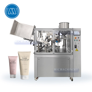 Tự động nóng không khí sưởi ấm sô cô la Mỹ phẩm kem đánh răng ống nhựa làm đầy và niêm phong máy - Product Image 1