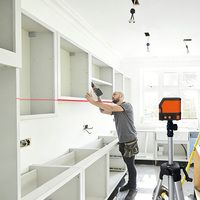 Niveau laser auto-nivelant 1V1H - Précision de ±1,5 mm, 120 °   Faisceau large, alarme sonore d'ouverture, -10 ° De la lettre C à la lettre 40 ° Opération C