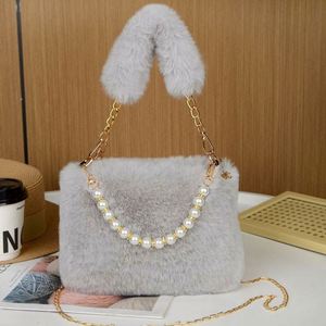 Bolso de Mano de Felpa I-0298 para Mujer, Nuevo Bolso Cruzado de Moda para Mujer, Correa Única, Todas las Temporadas - Product Image 2