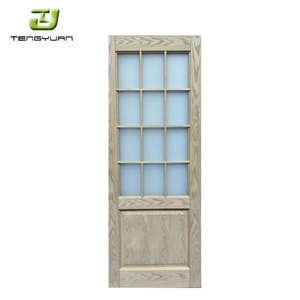 <span class=keywords><strong>Puerta</strong></span> Moderna de Madera Sólida con Acabado Clásico, <span class=keywords><strong>Puerta</strong></span> <span class=keywords><strong>Holandesa</strong></span> <span class=keywords><strong>Exterior</strong></span> de Media Hoja para Villa - Product Image 3
