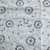 Technique tissée de tissu Dobby brodé 94% coton léger de haute qualité pour Textiles de maison vêtements de mariage traditionnels
