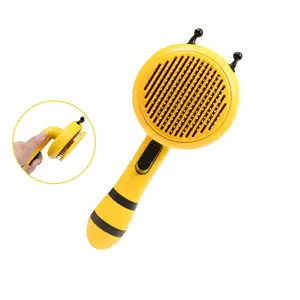 Pet comb for cats slicker brush remove dog hairs little bee Pets Deshedding Brush