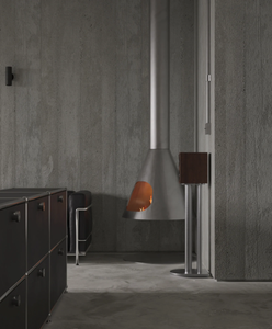 Panel decorativo personalizable para decoración de pared Wabi-Sabi para interiores, panel decorativo de grano de madera de hormigón de cara justa, fabricación industrial - Product Image 1