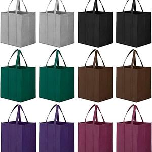 Sac fourre-tout non tissé personnalisé avec logo, motif lettres, taille moyenne, écologique, biodégradable et réutilisable – Vente chaude - Product Image 1