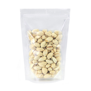 Printed transparent laminated zipper plastic self standing bag food packaging bag