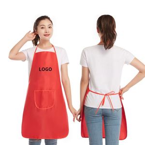 Custom <b>Apron</b> Waterproof Printing Logo Cooking Oxford <b>Kitchen</b> <b>Apron</b> for Promotion - Product Image 1