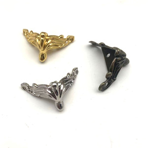 Furniture Leg Zinc Alloy Traditional Design Cabinet <b>Corner</b> Feet Easy Installation - Product Image 1