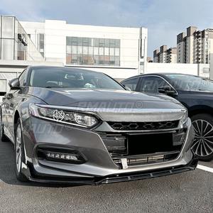 <b>For</b> Honda 10th Gen Accord 2018-2021 <b>Car</b> Front Bumper Lip Splitter <b>Diffuser</b> Body Kit Bumper Guard Protector Cover Accessories - Product Image 4