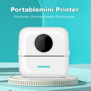 Draadloze Draagbare Pocket Cartoon Thermische Printer Kaart Sticker Label Memo Verkeerde Vraag Set Mini Printer Voor Studenten