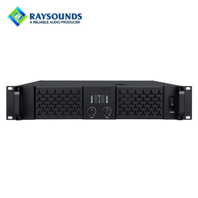 XT-15 Professional Class TD Power Amplifier 2 Channel 1500W X 2 Stereo Audio Amplifier for Stage Performance and Large Events