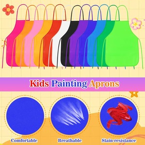 Tablier non tissé pour enfants, plusieurs couleurs, pour projets d'art, de peinture, d'artisanat et de nettoyage - Vente en gros - Product Image 6
