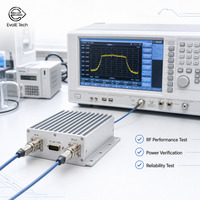 Amplificateur micro-ondes EVA3051-100-M 100W, large bande 30-512 MHz, haute puissance pour la transmission de signal, communication radar