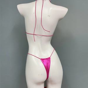 Traje de Baño de Diseño Personalizado, Marca Privada, Bikini Sexy para Mujer, Micro Bikini Sólido, Traje de Baño para Mujer - Product Image 5