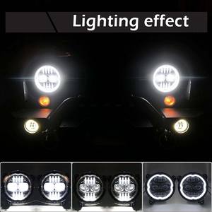 ไฟหน้า N2ขนาด9นิ้วพร้อม DRL และ Halo ที่ออกแบบมาโดยเฉพาะสำหรับ2018 + JEEP Wrangler <span class=keywords><strong>JL</strong></span> & 2020 + JEEP Gladiator JT - Product Image 3