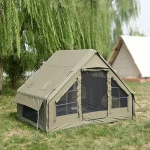 Inflatable Tent Factory Hot Sale 6 Sqm Air Tent Waterproof UV Protection Outdoor Glamping Tent