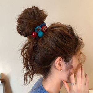 Élastique à cheveux Doudou coloré de haute qualité, élastique à cheveux pour queue de cheval, chignon, élastique à haute élasticité qui n'abîme pas les cheveux - Product Image 2
