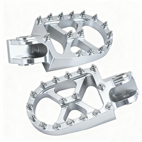 Reposapiés de Aleación de Aluminio/Acero Inoxidable/Latón, Placa de Pedal Personalizada CNC para Mecanizado, Repuesto Duradero OEM para Auto y Motocicleta