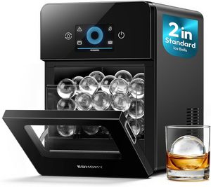 144Pcs Euhomy 2" Countertop Whiskey <b>Ice</b> Ball Machine Auto Filling Round Shape Sphere <b>Maker</b> for Business & Bar * Superior Beverag - Product Image 1