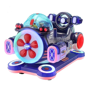 Máquina de Diversión de Monedas, Columpio Eléctrico para Niños Pequeños, Juego de Coche Balancín, Operado con Monedas, para Centros Comerciales - Product Image 4