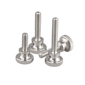 สกรูสเตนเลสสตีล304แบบขันด้วยมือสลักเกลียวสองชั้น M2M3M4M5M6-M10สกรูหัวใหญ่ - Product Image 4