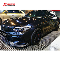 Kit de carrosserie de remplacement XTREME en fibre de carbone sèche pour capot moteur avant, finition carbone brillant, pour BMW F87 M2 M2C 2016-2021