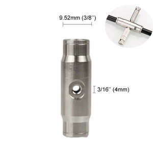 Đầu nối thẳng 3/8 inch vòi phun sương làm mát trực tiếp 180 ° vòi phun sương Ghế trượt Khóa Phụ Kiện đẩy cho hệ thống tưới - Product Image 4