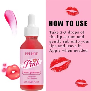 Suero Vegano Natural OEM con Arbutina y Escualano para Aclarar Labios Oscuros, Tratamiento Reparador de Labios Ahumados, Eliminación de Líneas Finas y Oscurecimiento Labial, Suero para Labios Rosados - Product Image 3