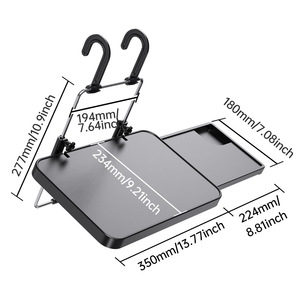 Shunwei Factory Wholesale Drawer-Type Car <b>Computer</b> <b>Desk</b> with Mouse Pad, <b>Computer</b> Rack, Car Dining Table, Car Storage Box - Product Image 2