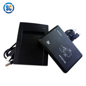 ABS Máy tính để bàn thông minh Đầu đọc thẻ cho kiểm soát truy cập USB thông tin liên lạc với NFC & RFID IC 125Khz 13.56MHz Dải tần số - Product Image 4