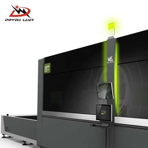 Proveedor 12KW Mesa de intercambio maquina cortadora Laser de Fibra 6025 6KW IPG raycus cortador Laser Para Chapa de aluminio - Product Image 3