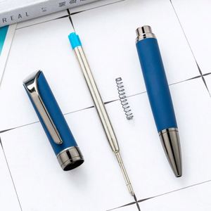 Promotional Gift Business Advertising Multi-<b>Color</b> 1.0Mm Rubber Coated Engraved Logo Rotating Ballpoint <b>Pen</b> - Product Image 4