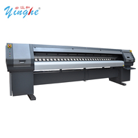 YH industriel 3.2m 8 pièces 512I têtes grand Format numérique solvant imprimante extérieur affiche signalisation autocollants vinyles Machine d'impression