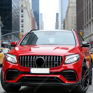 สำหรับ GLC-Class GLC63 AMG X253 รุ่นก่อนปรับโฉม ปี 2016 2017 2018 2019 ชุดแต่งสปอยเลอร์กันชนหน้ารถยนต์ - Product Image 5